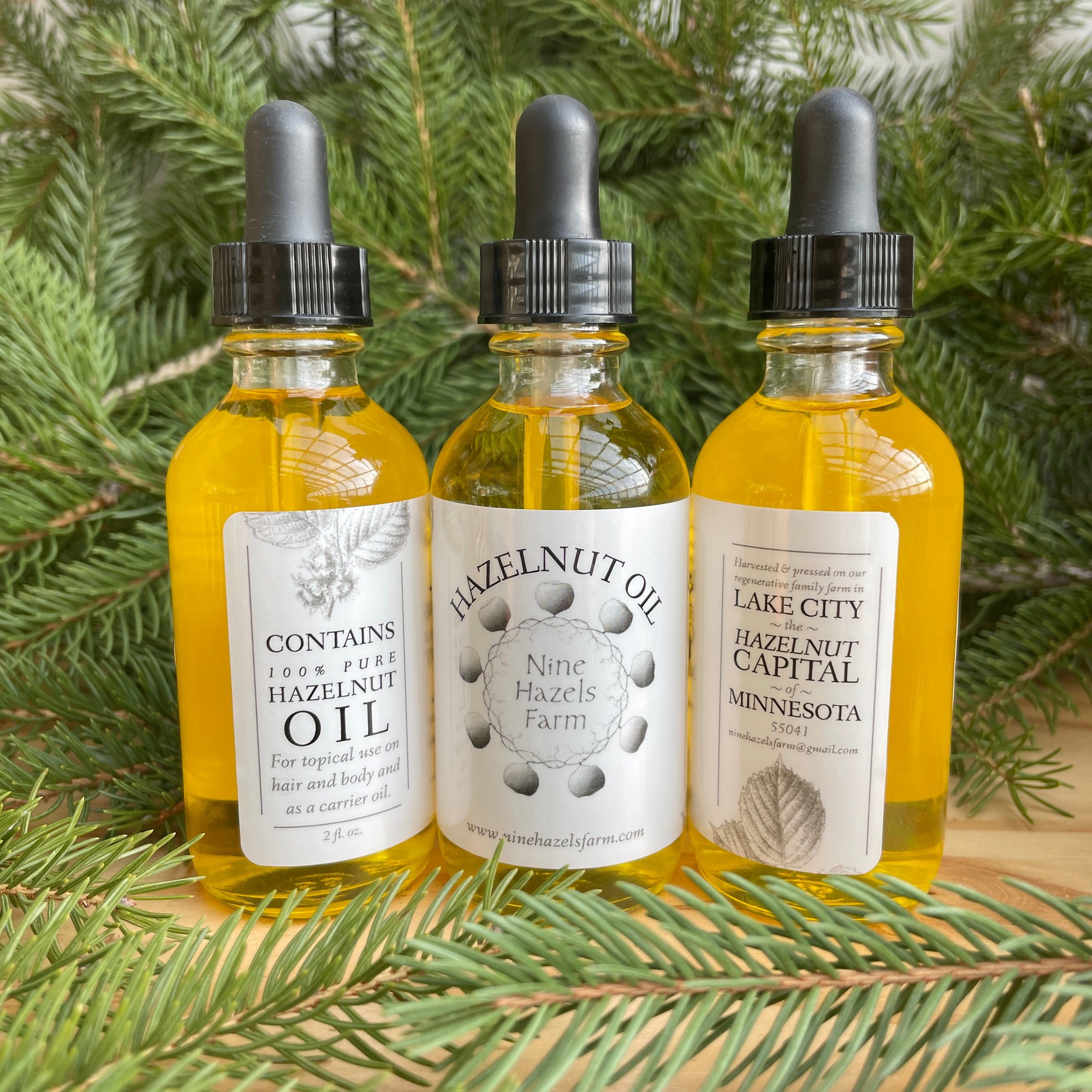 100% Pure Hazelnut Oil | Nine Hazels Farm